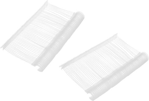 MECCANIXITY 2000 Pcs J Hook Fasteners, 2 1/4 Inch White Tagging Gun Refill Fasteners Standard Tagging Barb Fasteners Plastic for Clothing Hanging Fine Stitch Price Refills Tag Label in Saudi Arabia