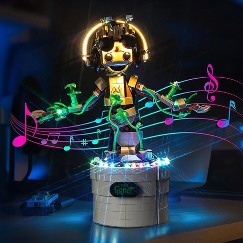مجموعة إضاءة LED متوافقة مع Lego 76297 Dancing Groot (لا توجد نماذج خفيفة فقط) مجموعة إضاءة إبداعية متوافقة مع مجموعة Lego 76297 Dancing Groot (إصدار الموسيقى) in Saudi Arabia
