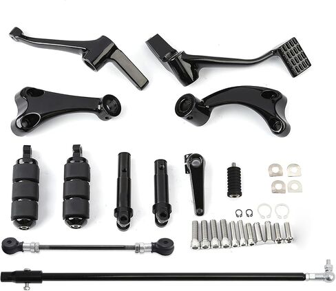 TCMT Forward Controls Pegs Levers Linkages Fits For Harley Sportster Iron 883 1200 2014-2022 SuperLow XL883 XL1200 2014-2019 Roadster XL1200CX 2016-2020 Forty-Eight 2014-2022 Seventy-Two 2014-2016 in Saudi Arabia