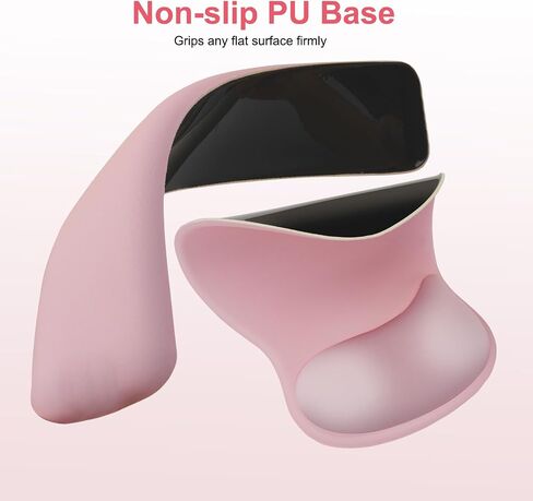 MOSISO Wrist Rest Support for Mouse Pad & Keyboard Set, Pink in Kuwait