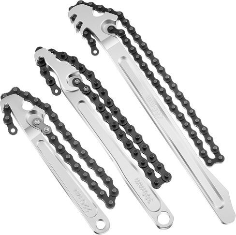 lasnten 3 pcs كبيرة لتصفية زيت السلسلة القابلة للانعكاس مع 12 بوصة 16 بوصة 9 بوصة 9 بوصة وجع القابل للضبط من الصلب الكربون الصلب القوي أداة تم تجهيز الأدوات للاستخدام العالمي in Kuwait