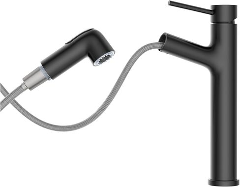 صنبور الحمام النيكل المصقول ، صنبور مقبض واحد ، صنبور حوض السحب مع نمطين صنبور ، صنبور عالي المستوى مع سدادة الصرف المنبثقة ، الفولاذ المقاوم للصدأ in Kuwait