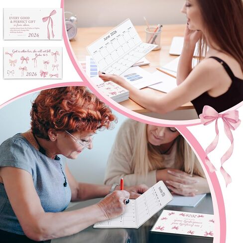 ReliThick 6 Pcs 2025 Pocket Calendar for Purse Monthly Planner Notebook Small Pocket Calendar Journals Notepads Appreciation Present Gift for Women Friends Kid Teacher School Office(Watercolor Style) in Kuwait