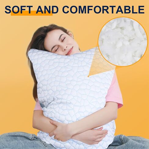 QUTOOL 0.44lb Bean Bag Chair Filler Premium Replacement Shredded Memory Foam Filling for Pillows Foam 1pack in Kuwait