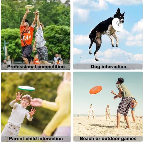 Sports Flying Disc, Compeition Flying Discs, Lightweight Durable Flying Disc Toys for Backyard Beach Lawn Park Outdoor Games, 105 Gram, 9.3 Inch Disc. in Saudi Arabia