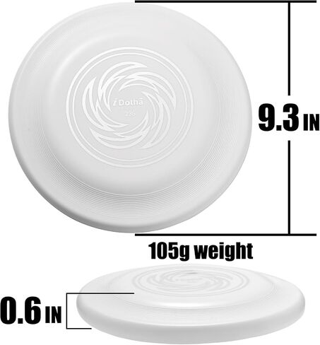 Sports Flying Disc, Compeition Flying Discs, Lightweight Durable Flying Disc Toys for Backyard Beach Lawn Park Outdoor Games, 105 Gram, 9.3 Inch Disc. in Saudi Arabia