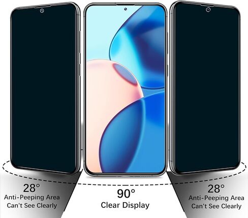 (عبوة من قطعتين) مصممة لهاتف Samsung Galaxy A54 5G واقي شاشة من الزجاج المقوى، مضاد للخدش، خالٍ من الفقاعات in Kuwait