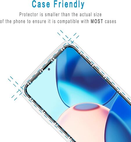 (عبوة من قطعتين) مصممة لهاتف Samsung Galaxy A54 5G واقي شاشة من الزجاج المقوى، مضاد للخدش، خالٍ من الفقاعات in Kuwait