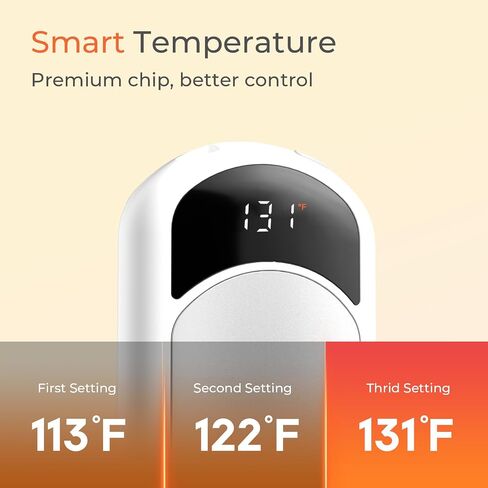Hand Warmers Rechargeable 2 Pack, Electric Hand Warmer with Gift Box, LED Battery and Temperature Display, Quick Heating Portable Pocket Heater, for Men Women, Camping, Hunting Pink in Saudi Arabia