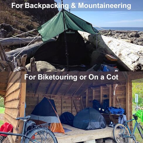 One Person Tent, Ultralight Pop Up Bivy Tent for Camping, Backpacking & Trekking, Backpacking Cover with Rainfly, Rainproof & Waterproof in Kuwait