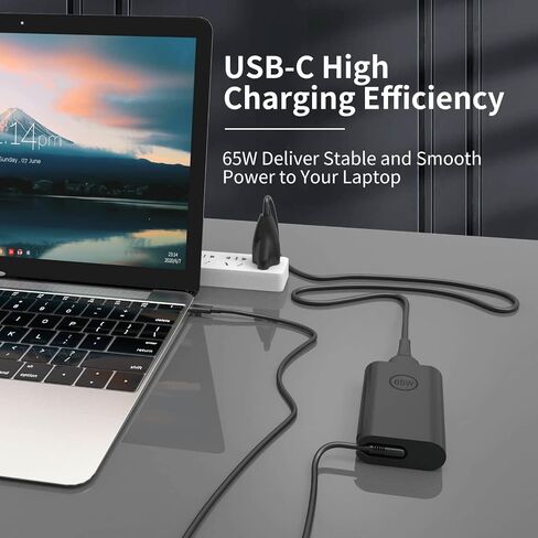 130W AC Adapter for Dell Laptop Charger USB C - Dell Computer Charger for XPS 15 17 9500 9570 9575 9730 9530 Precision 5550 5560 5570 2in1 Latitude 9410 9510 9520 Type C Power Cord in Saudi Arabia