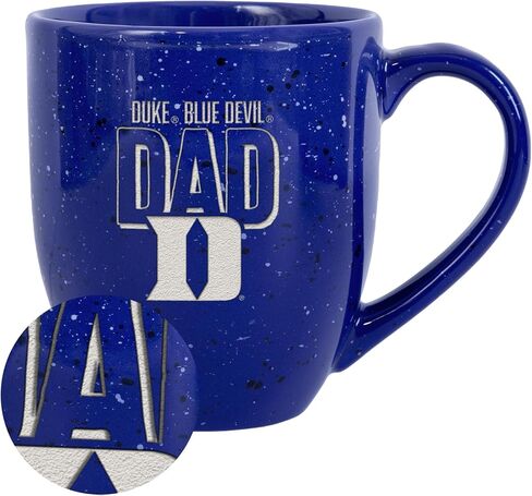 Rico Industries NCAA Southern California Trojans - USC Dad Alternate 16 oz Team Color Laser Engraved Speckled Ceramic Coffee Mug in Saudi Arabia