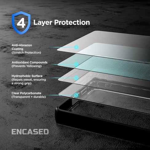Encased SlimShield for Samsung Galaxy S26 Ultra Case with Belt Clip (Compatible with MagSafe) Slim Protective Case & Holster (Black) in Kuwait