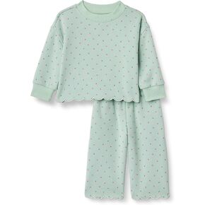 Amazon Essentials x Sofia Grainge Toddlers and Baby Girls' French Terry Pant and Top Set in Kuwait