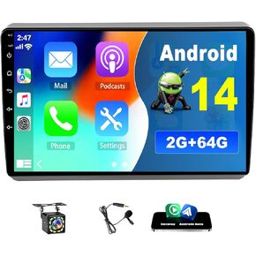 Android 13 Car Radio متوافق مع Dodge for Dart 2012 2013 2014 2015 ، 4G+64G 9 " in Kuwait