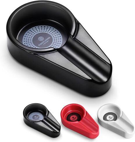 Cigar Ashtray Portable Cigarette Ash Tray for Indoor and Outdoor(Red) in Saudi Arabia