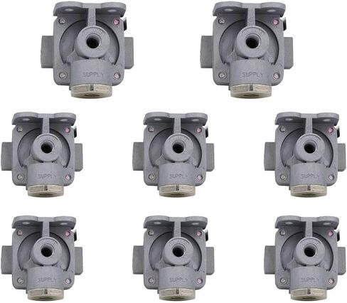 MyTee Products 4 Pack QR-1 Quick Release Valve ، 3/8 NPT Supply and Delivery Ports استبدل 229859 ، Freightliner M2 106 (2012) ، Bendix 229859NP in Kuwait