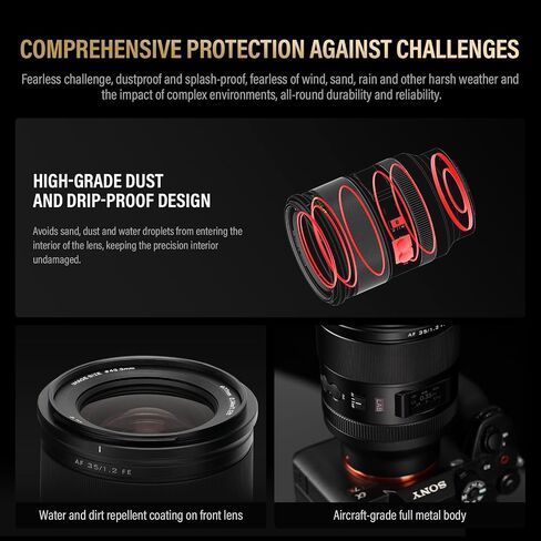 Viltrox 50mm F2.0 for Sony Camera Lenses AF 50 mm f2 e-mount eperture apperture stm prime lens for a6600 A6700 ZV-E10 FX3 in Kuwait