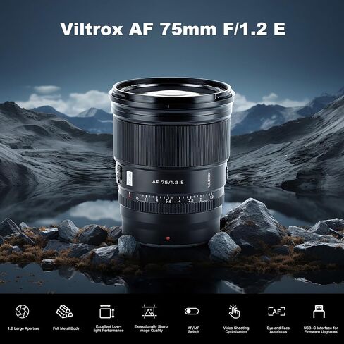 Viltrox 50mm F2.0 for Sony Camera Lenses AF 50 mm f2 e-mount eperture apperture stm prime lens for a6600 A6700 ZV-E10 FX3 in Kuwait
