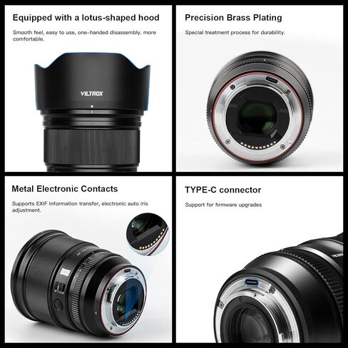 Viltrox 50mm F2.0 for Sony Camera Lenses AF 50 mm f2 e-mount eperture apperture stm prime lens for a6600 A6700 ZV-E10 FX3 in Kuwait