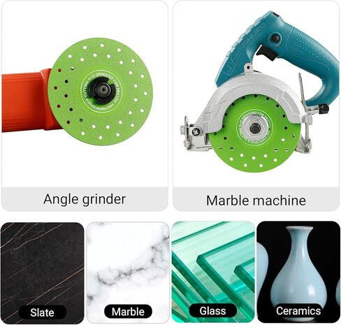 Lozlin 3pcs 115mm pressed ultra-shin-multi-pracive shore disc for porcelain glass ceramic by tile granite saw saw saw saw saw saw saw in Kuwait