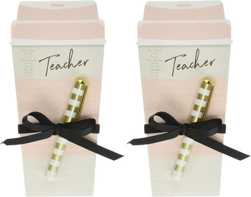 Lady Jayne Teacher Coffee Cup Notepad with Pen (11896) in Kuwait