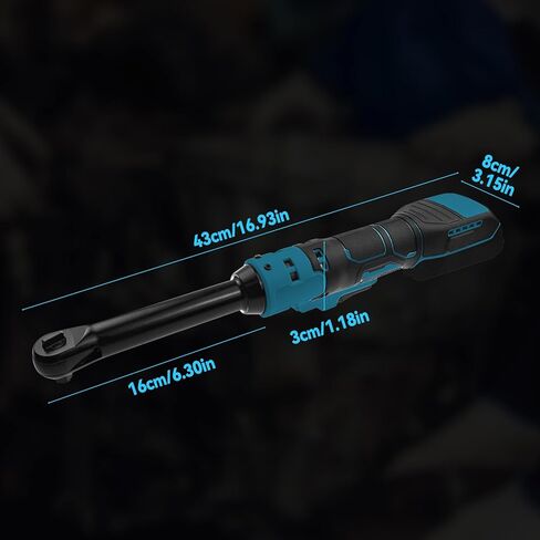 3/8 "مفتاح ريشت مسلسل مسلسل لبطاريات سلسلة DeWalt 20V ، 600 دورة في الدقيقة ، 100 N.M مجموعة طاقة كهربائية مع 8 أكمام متري ، ضوء LED مدمج ، رقبة طويلة مقاس 6 بوصات in Kuwait