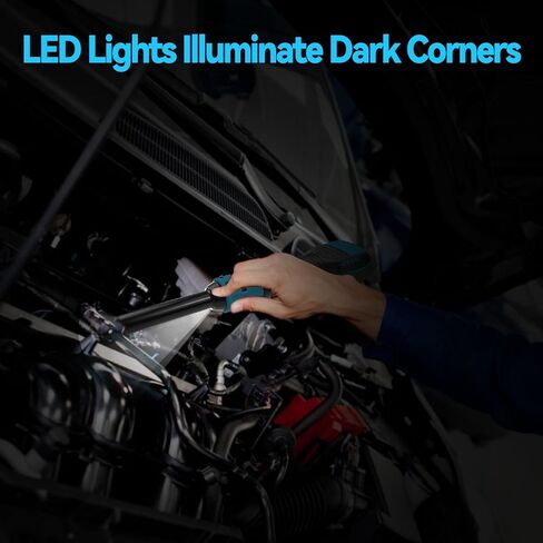 3/8 "مفتاح ريشت مسلسل مسلسل لبطاريات سلسلة DeWalt 20V ، 600 دورة في الدقيقة ، 100 N.M مجموعة طاقة كهربائية مع 8 أكمام متري ، ضوء LED مدمج ، رقبة طويلة مقاس 6 بوصات in Kuwait