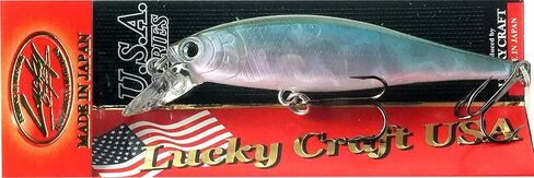 LUCKY CRAFT Pointer 65 Fishing Lures, 2-1/2" Jerkbait Bass Lures, Slow-Suspending Freshwater Lure 3ft-4ft Depth with Side-to-Side Action, Bass Fishing Gear and Accessories, MS Japan Shad in Saudi Arabia