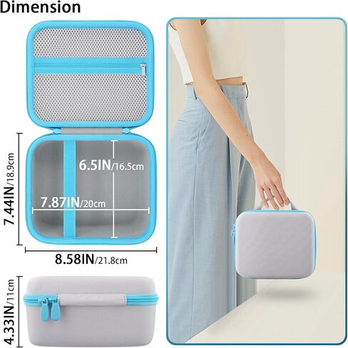 co2CREA Hard Travel Case Replacement for Brother Home Personal Label Maker PT-N25BT / PT-N25BTV3 / PT-D202 in Kuwait