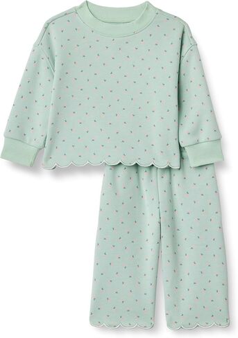 Amazon Essentials x Sofia Grainge Toddlers and Baby Girls' French Terry Pant and Top Set in Kuwait