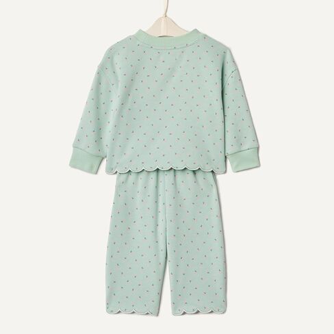 Amazon Essentials x Sofia Grainge Toddlers and Baby Girls' French Terry Pant and Top Set in Kuwait