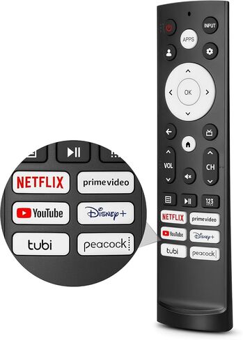 Universal Replacement Remote Control for Herense Smart Google TV in Kuwait