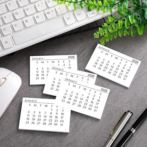 12 Pack 2025 Mini Calendar 3 x 2 Inch Tear off Calendar 2025 Small Calendar Mini Desk Calendar for Scrapbooking Small Paper Calendars for Home Family Office in Saudi Arabia