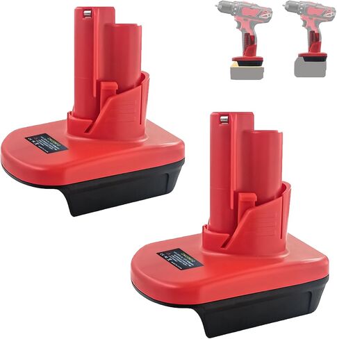for Milwaukee M18 to M12 Battery Adapter, for Milwaukee 18V to 12V Converter, Convert for Milwaukee 18V Battery to 12V Battery Tools in Saudi Arabia