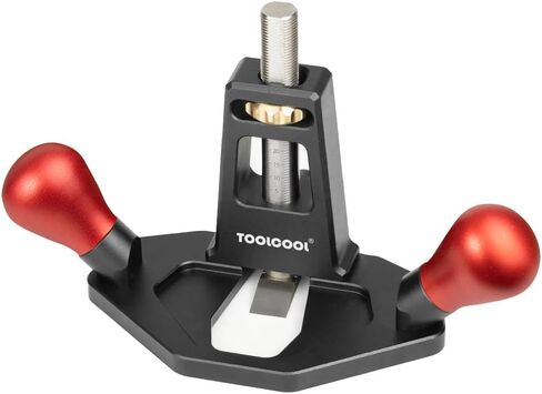 Toolcool Router Plane Tool Woodworking أداة بسيطة وفعالة محراث لضبط أخاديد نجارة القطع (قبضة الخشب) in Kuwait