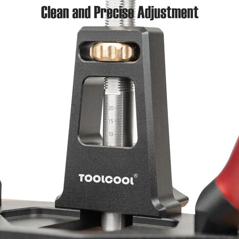 Toolcool Router Plane Tool Woodworking أداة بسيطة وفعالة محراث لضبط أخاديد نجارة القطع (قبضة الخشب) in Kuwait