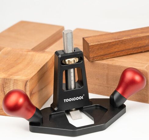 Toolcool Router Plane Tool Woodworking أداة بسيطة وفعالة محراث لضبط أخاديد نجارة القطع (قبضة الخشب) in Kuwait