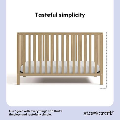 Storkcraft Morningside Changing Table, Driftwood | GREENGUARD Gold Certified Baby Changing Table, Includes Waterproof Diaper Changing Pad, Easy Assembly, 2 Open Shelves in Saudi Arabia