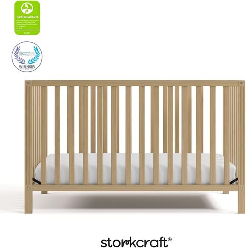 Storkcraft Morningside Changing Table, Driftwood | GREENGUARD Gold Certified Baby Changing Table, Includes Waterproof Diaper Changing Pad, Easy Assembly, 2 Open Shelves in Saudi Arabia