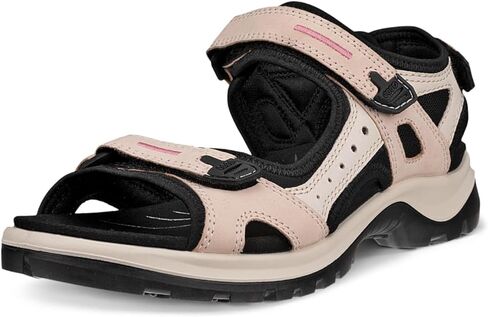 ECCO Women's Yucatan Sport Sandal, Gravel Patchwork, 8-8.5 in Saudi Arabia