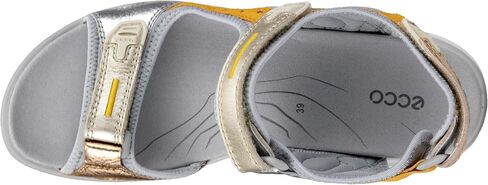ECCO Women's Yucatan Sport Sandal, Gravel Patchwork, 8-8.5 in Saudi Arabia