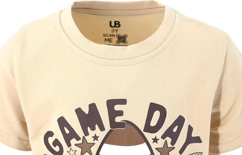 Unique Baby Boys Toddlers Short Sleeve Regular Fit Graphic T-Shirt in Kuwait