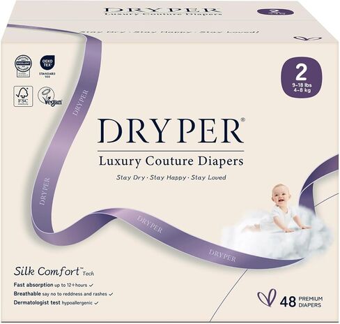 Baby Nappies - Size 3 (6-11kg / 13-24 lbs), 1 Pack (7 Nappies), Ultra Soft Nappies Super Absorption Core Disposable Baby Diapers in Saudi Arabia