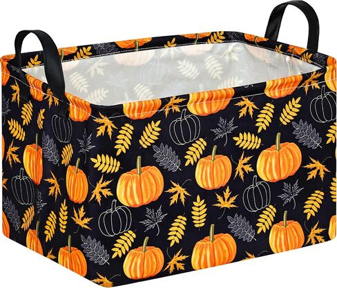 Rectangle Cute Cat Pattern Gift Basket Laundry Basket for Girls and Boys, Baby Storage Basket for Dirty Cloth, Toys Nursery, Kids Clothes Gift Storage Bin and Box with Handles in Saudi Arabia