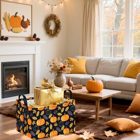 Rectangle Cute Cat Pattern Gift Basket Laundry Basket for Girls and Boys, Baby Storage Basket for Dirty Cloth, Toys Nursery, Kids Clothes Gift Storage Bin and Box with Handles in Saudi Arabia