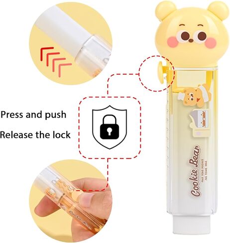 Retractable Pencil Eraser, Cute Erasers,Cat Paw Eraser,Suitable for School Home Office Supplies, 4Pcs in Kuwait