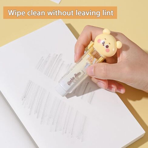 Retractable Pencil Eraser, Cute Erasers,Cat Paw Eraser,Suitable for School Home Office Supplies, 4Pcs in Kuwait