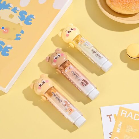 Retractable Pencil Eraser, Cute Erasers,Cat Paw Eraser,Suitable for School Home Office Supplies, 4Pcs in Kuwait