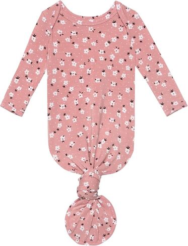 Posh Peanut Newborn Knotted Baby Gowns 0-3 Months - Easy-Tie Hospital Outfit Viscose from Bamboo Sleepers for Baby Boy & Girl, Safari Animals in Saudi Arabia
